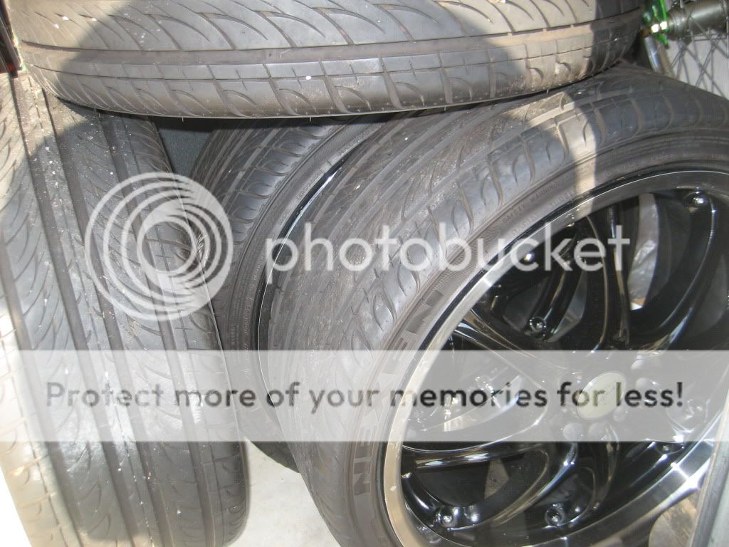 F/S 18in. black 5 lug universal rims Tampa Racing